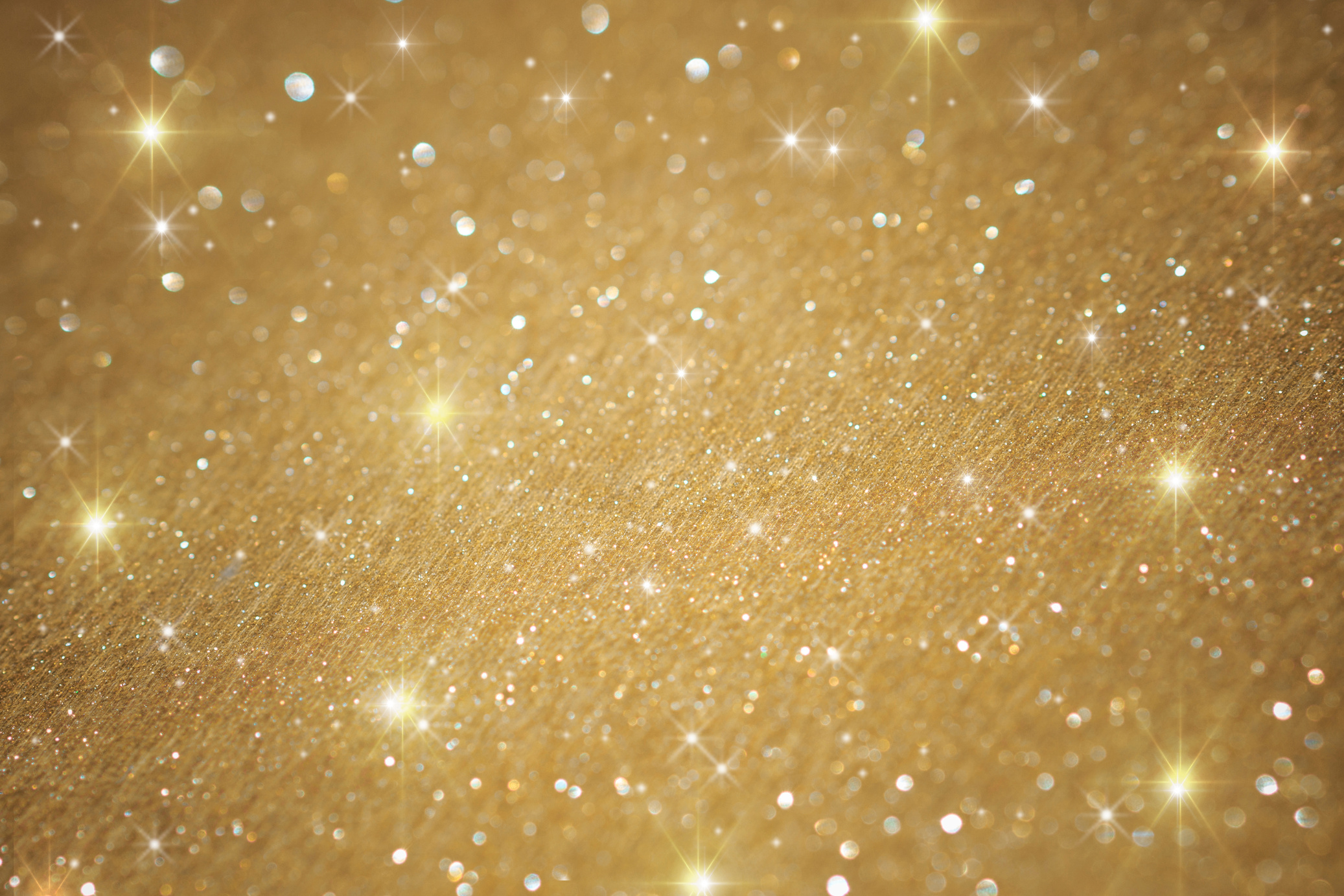 Golden glitter christmas background